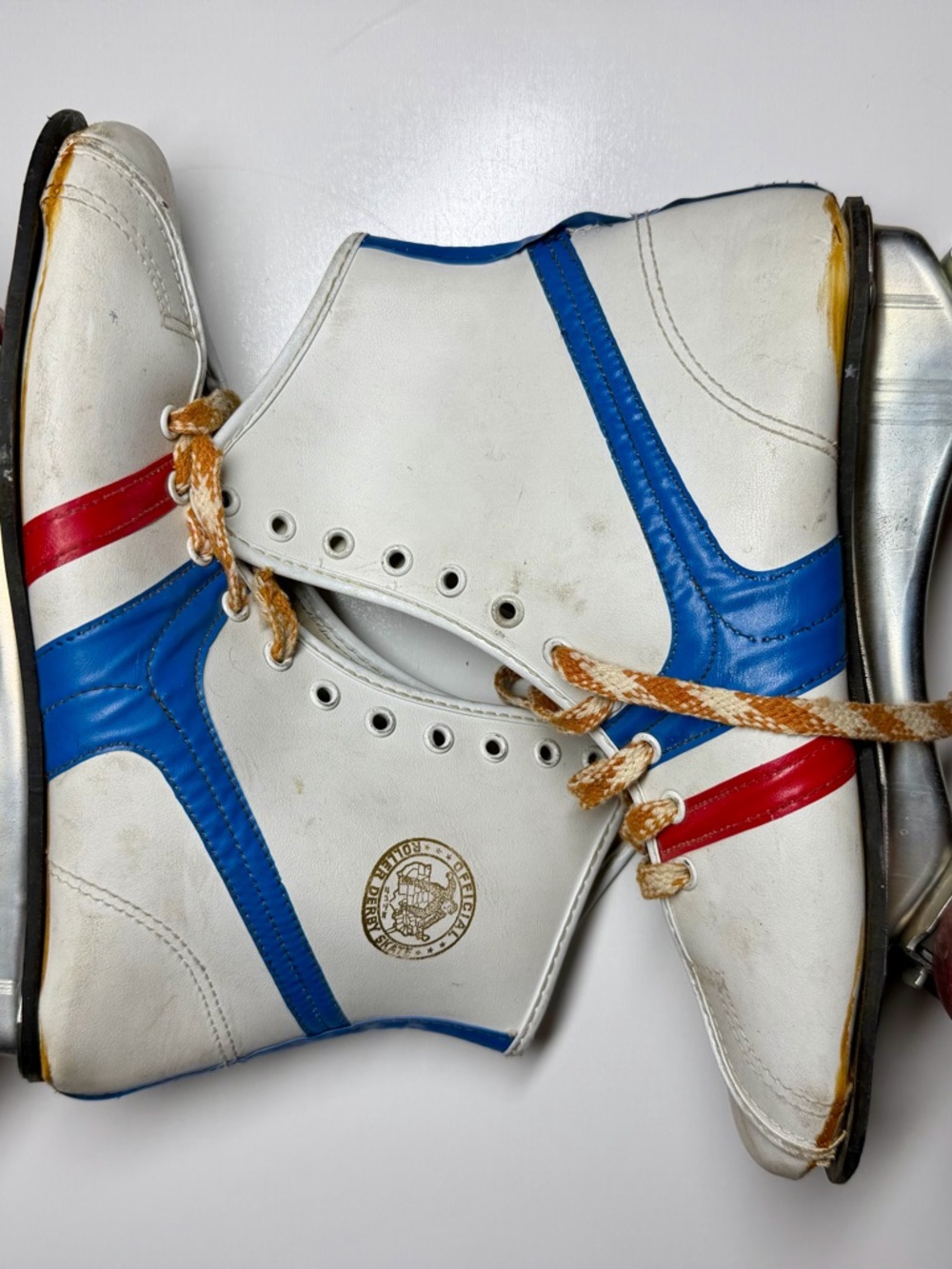 Vtg Fireball Women’s Roller Derby Skates 1970s DISPLAY ONLY Flawed